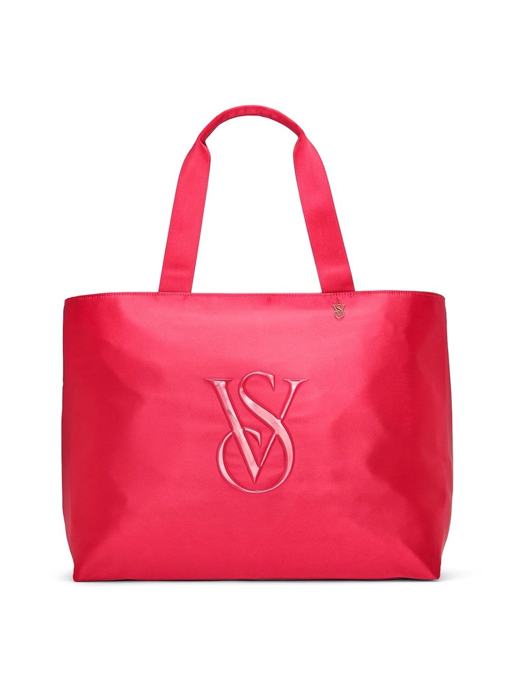 Victoria's Secret Hot Pink VS Embossed Tote